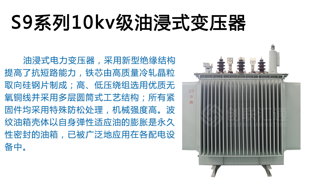 S9系列10kv级油浸式变压器